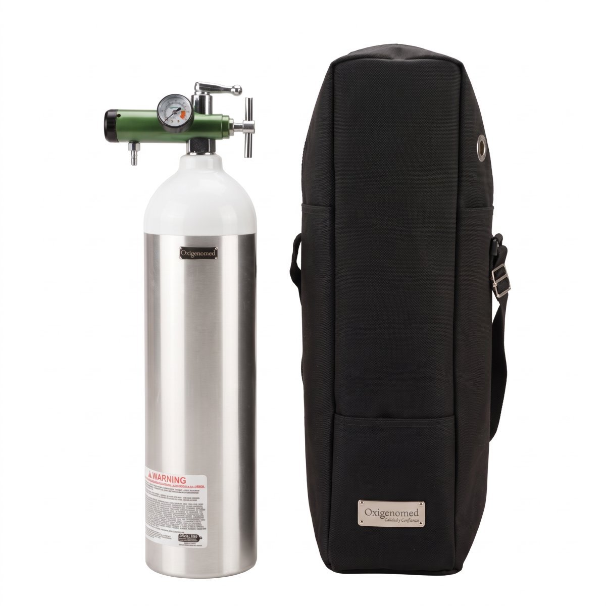 Tubo ultraliviano Yuwell 415 L con regulador — 3 kg